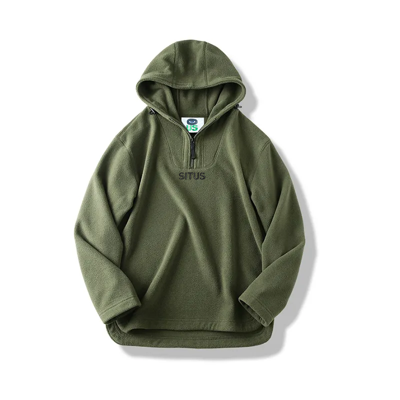 1/4 Zip Fleece Hoodie