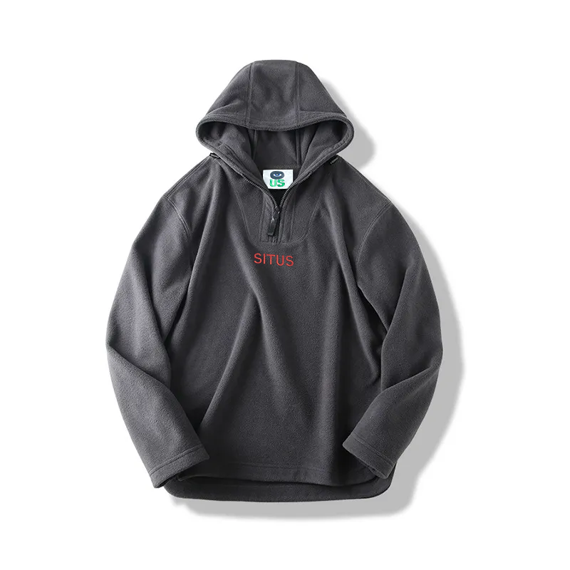 1/4 Zip Fleece Hoodie