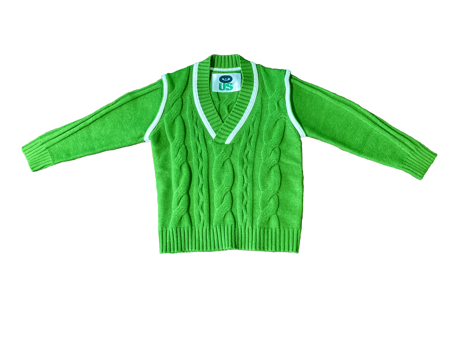 Pure Deep V Cricket Sweater